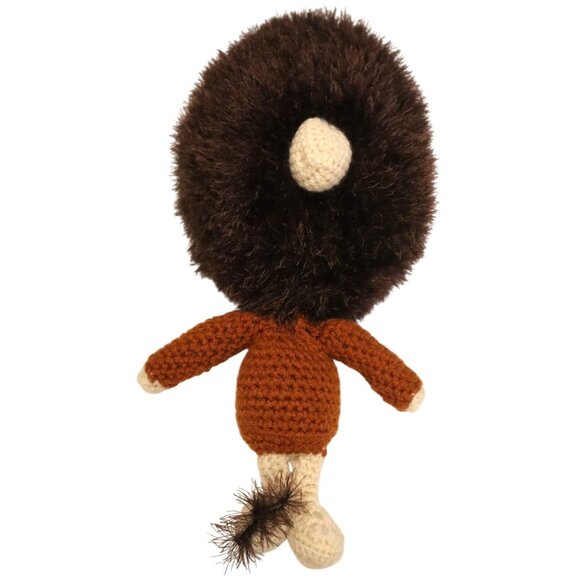 Crochet Kiwi Bird Plush Handmade Amigurumi Brown Stuffed Animal Gift Kawaii - Picture 1 of 4